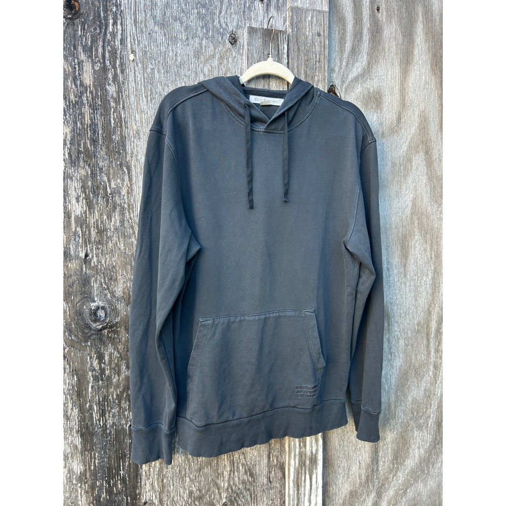 Outerknown Sur Sweatshirt Hoodie Mens Medium Faded Charcoal Black Los Angeles
